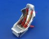 Eduard 24003 Sparco 4 points Red Seatbelt 1/24